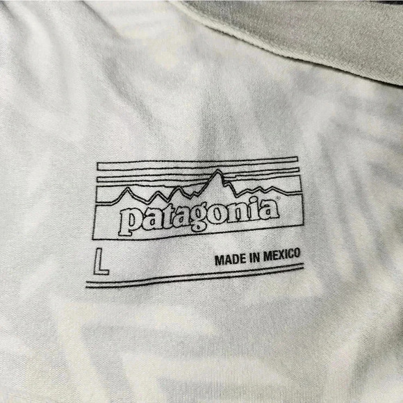 Patagonia Latticeback Geometric Print Soft Stretch Tank Top Activewear L - Picture 7 of 8